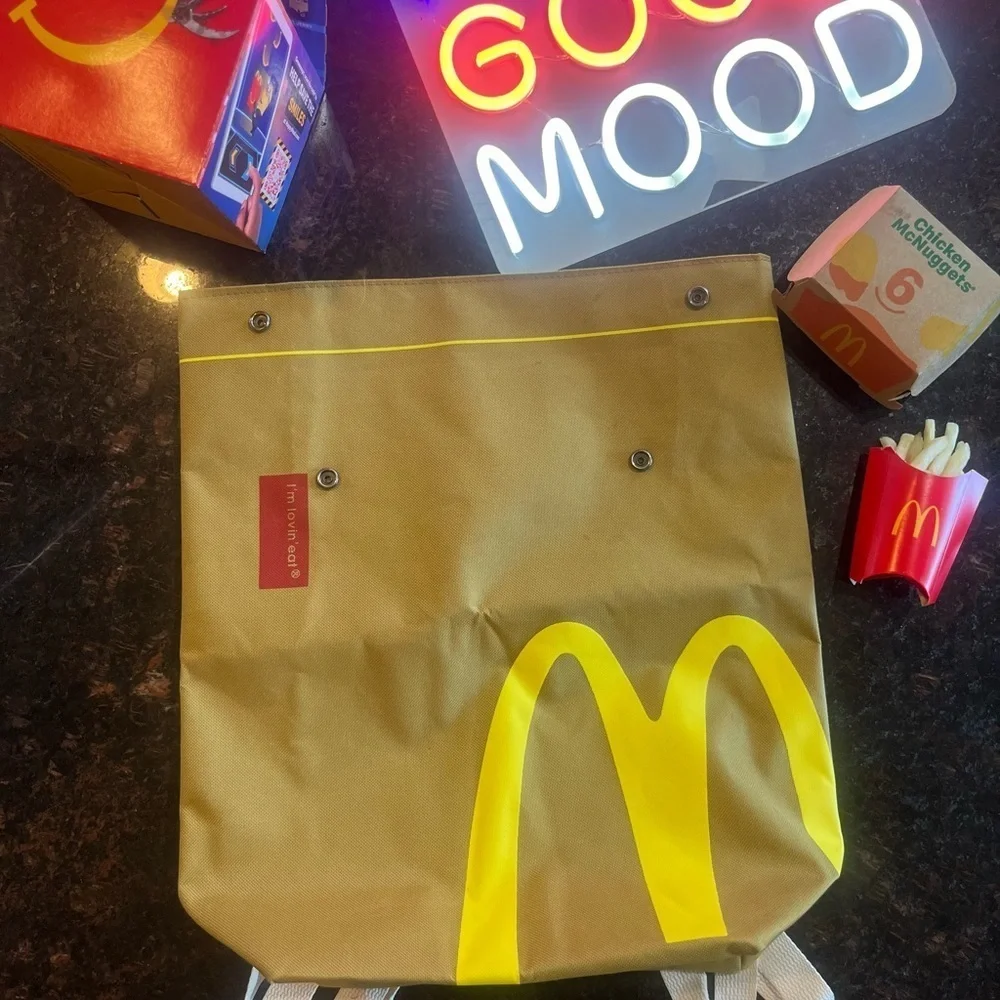 Backpack and Chicken Pendant